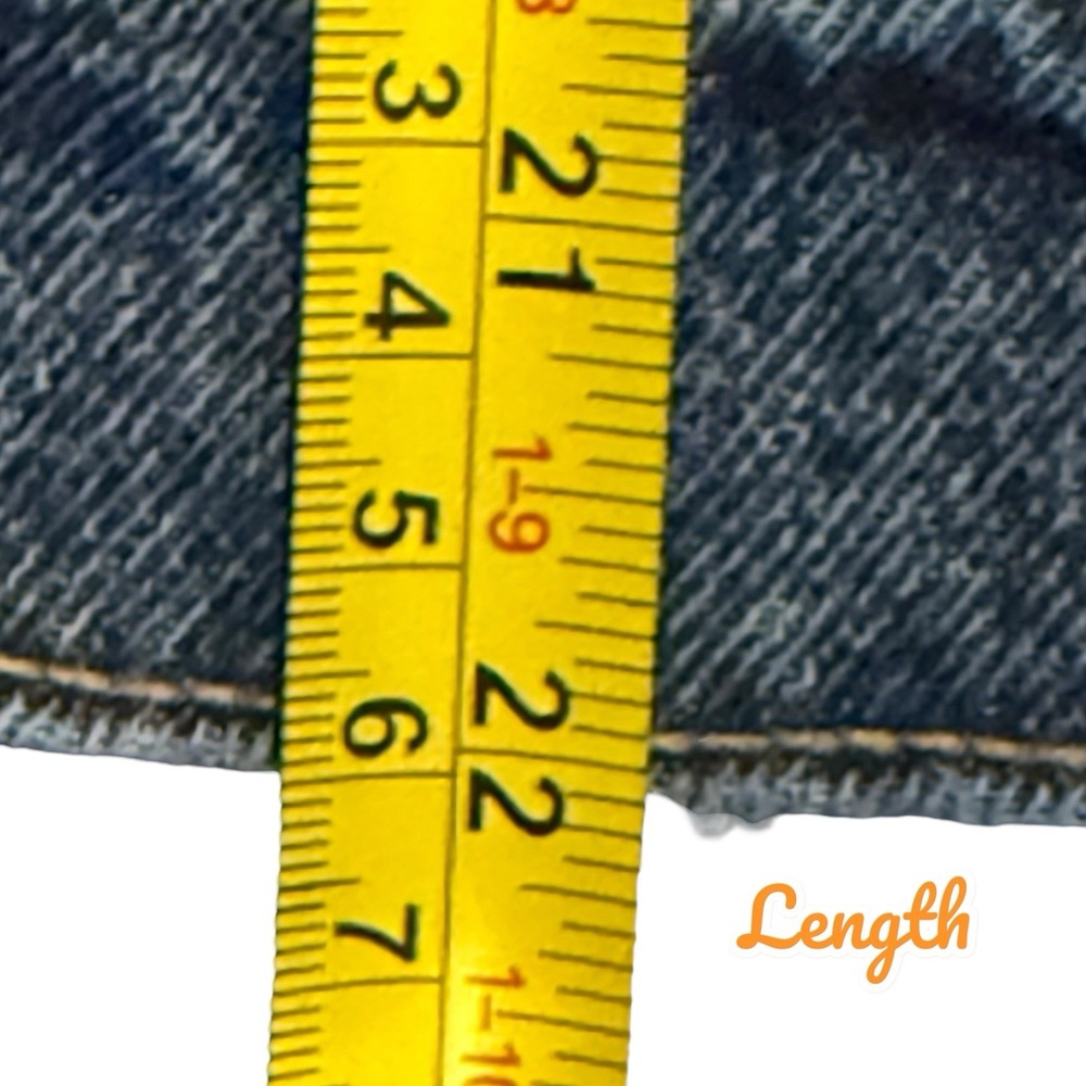 Old Navy Women's Trucker Jean Jacket Denim Classic Size Medium Pleated Front - Picture 8 of 9